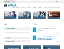 Tablet Screenshot of corece.org.br